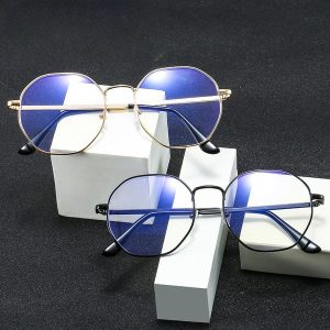 Optical Glasses Frame Male With Myopia Glasses TD Anti-Blue Flat Glossy