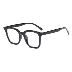 New Anti -Blue Light Glasses Literary Retro Square Lenses Frame Men And Women Universal Trend Flat Light Mirrors 228